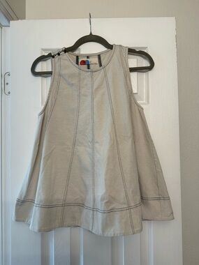 Free People Beach Cream A-Line Tank NWOT